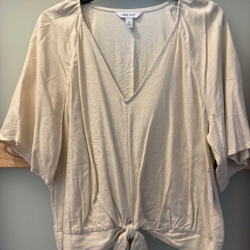 Nine West Cream Top